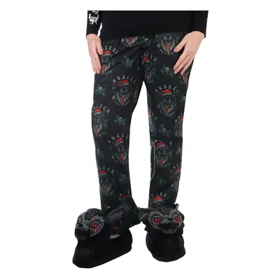 kalhoty unisex (pyžamo) SULLEN - MERRY KRAMPUS PJ - BLACK