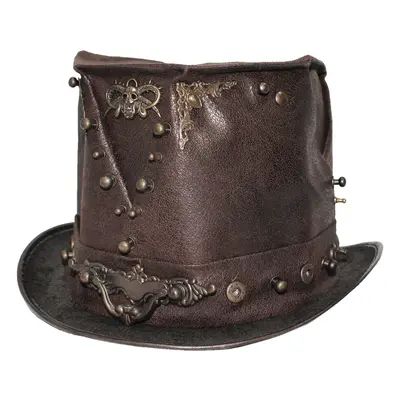 klobouk DEVIL FASHION - Steampunk - metallic brown