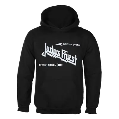 mikina kapucí pánské Judas Priest - British Steel Logo - ROCK OFF - JPHOOD28MB