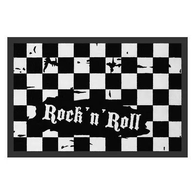 rohožka Checkered - Rock´n´Roll - ROCKBITES