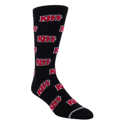 ponožky KISS - HOLIDAY GIFT BOX CREW - BLACK - PERRI´S SOCKS