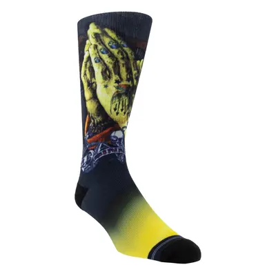 ponožky PERRI´S SOCKS - ALCHEMY - DYE SUBLIMATION CREW - BLACK