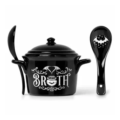 hrnek se lžičkou ALCHEMY GOTHIC - Bat Broth