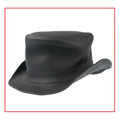 klobouk UNIK - Leather Hat Cowhide - POŠKOZENÉ