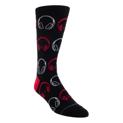 ponožky PERRI´S SOCKS - HEADPHONES CREW - BLACK