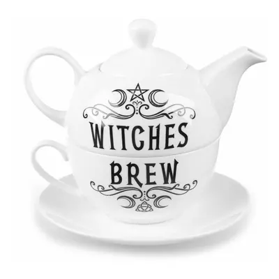 čajový set ALCHEMY GOTHIC - Fine Bone China - Witches Brew Hex