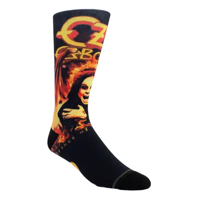 ponožky Ozzy Osbourne - DYE SUBLIMATION CREW - BLACK - PERRI´S SOCKS