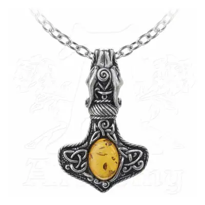 obojek ALCHEMY GOTHIC - Amber Dragon Thorhammer - P728