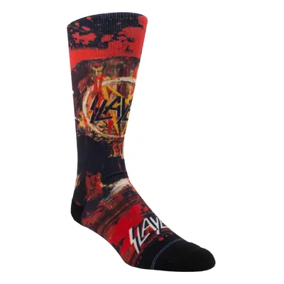 ponožky SLAYER - HORROR SKULL DYE SUB - BLACK - PERRI´S SOCKS