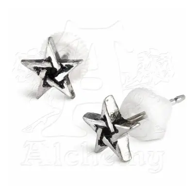 náušnice Pentagram Studs E164 - Alchemy Gothic