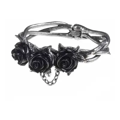 náramek ALCHEMY GOTHIC - Wild Black Rose