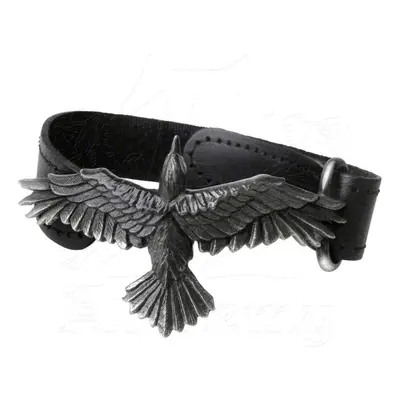 náramek ALCHEMY GOTHIC - Black Consort Wriststrap - A109