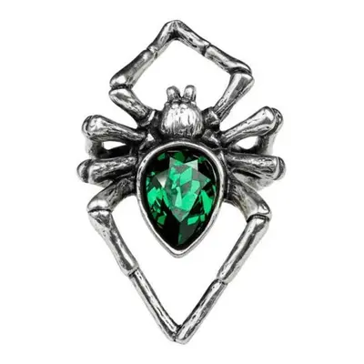 prsten ALCHEMY GOTHIC - Emerald Venom