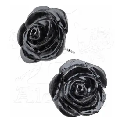 náušnice Black Rose - ALCHEMY GOTHIC - E339