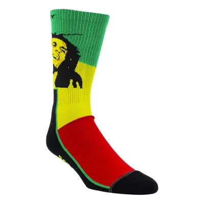 ponožky BOB MARLEY - RASTA CASUAL CREW - BLACK - PERRI´S SOCKS