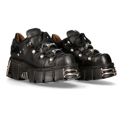 boty kožené unisex - ITALI NEGRO - NEW ROCK - M.120N-S26