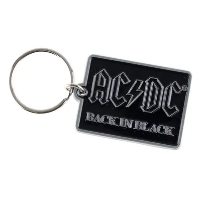 klíčenka (přívěšek) AC/DC - Back In Black - RAZAMATAZ - KR130