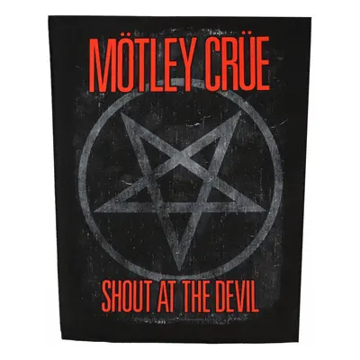 nášivka velká Mötley Crüe - SHOUT AT THE DEVIL - RAZAMATAZ