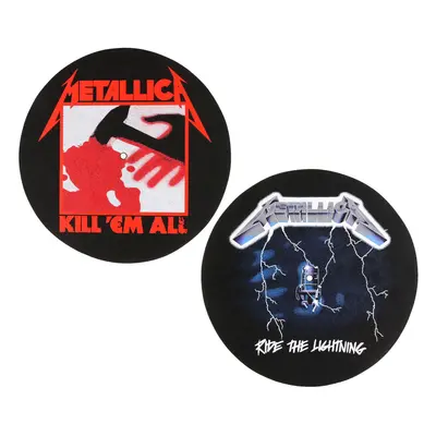 podložka na gramofon (set 2ks) METALLICA - KILL EM ALL - RIDE THE LIGHTENING - RAZAMATAZ