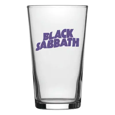 sklenice Black Sabbath - Purple Logo - RAZAMATAZ