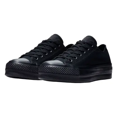 tenisky nízké dámské - CTAS CLEAN LIFT BLACK/BLACK/BLACK - CONVERSE - C562926