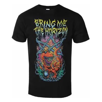 Tričko metal pánské Bring Me The Horizon - Smoking Dinosaur - ROCK OFF - BMTHTS98MB