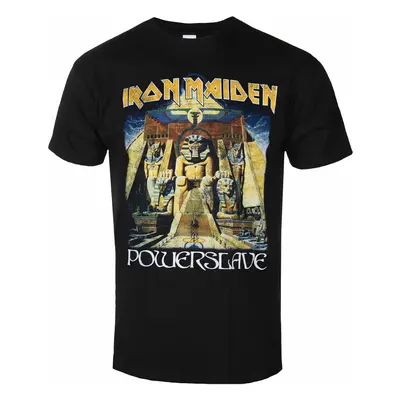 Tričko metal pánské Iron Maiden - Powerslave World Slavery Tour BL - ROCK OFF - IMTEE129MB