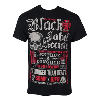 Tričko metal pánské Black Label Society - Destroy & Conquer - PLASTIC HEAD - PH9614