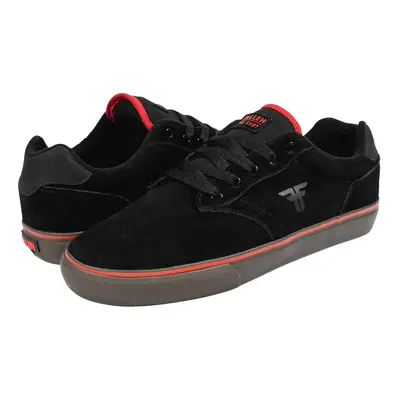 boty street - The Goat - FALLEN - FMO1ZA24 BLACK RED GUM