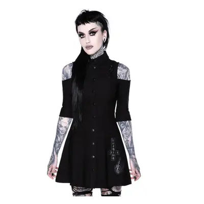 šaty dámské KILLSTAR - Paranormal Shirt-Dress - BLACK