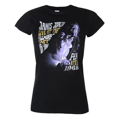 Tričko metal dámské Janis Joplin - FILLMORE EAST '68 - LIQUID BLUE