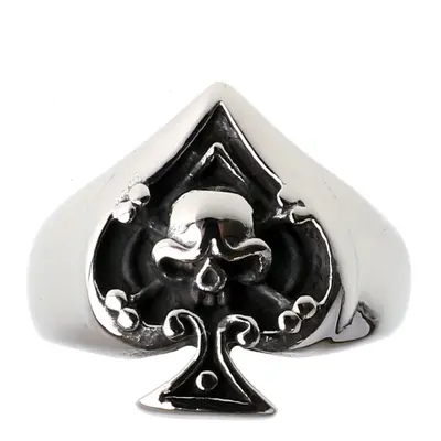 prsten ETNOX - Ace of Spades - Skull