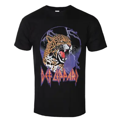 Tričko metal pánské Def Leppard - Lightning Leopard - ROCK OFF - DEFLTS29MB