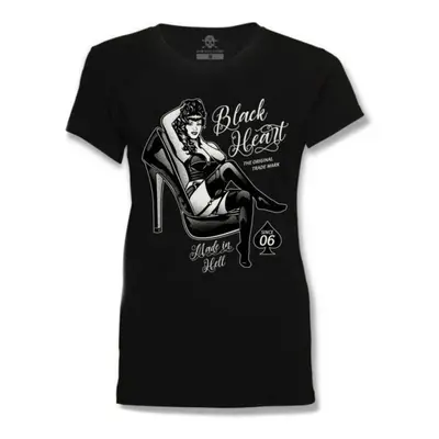 tričko street dámské - FETISH - BLACK HEART