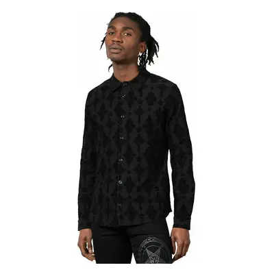 košile pánská KILLSTAR - Chris Cross Button-Up - Black