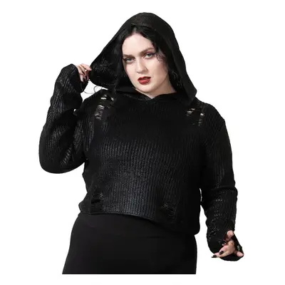 svetr dámské - High Moon Foil Knit Crop - KILLSTAR - KSRA005166