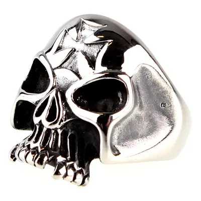 prsten ETNOX - Iron Cross Skull - SR1156