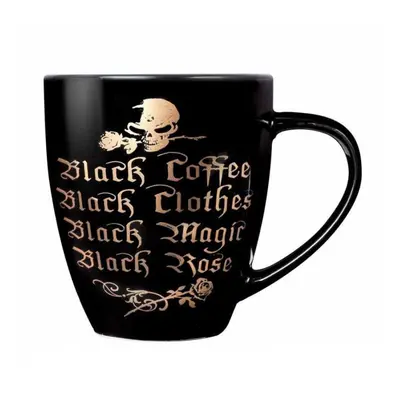 hrnek ALCHEMY GOTHIC - Black Coffee, Black Clothes