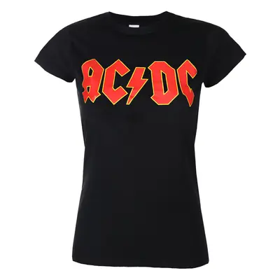 Tričko metal dámské AC-DC - Logo - ROCK OFF - ACDCTSP02LB