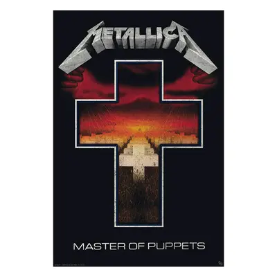 plakát METALLICA - Master of Puppets Album Cover