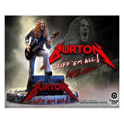 figurka Cliff Burton - Rock Iconz - Cliff 'Em All