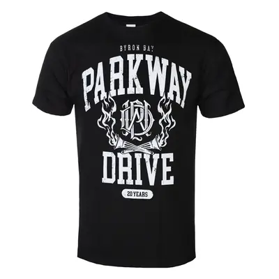 Tričko metal pánské Parkway Drive - Years Crest Black - KINGS ROAD