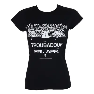 Tričko metal dámské Guns N' Roses - Troubadour - ROCK OFF - GNRTS29LB