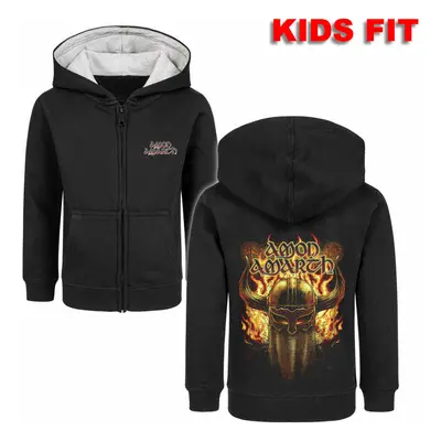 mikina s kapucí dětské Amon Amarth - (Helmet) - METAL-KIDS - 766.39.8.999