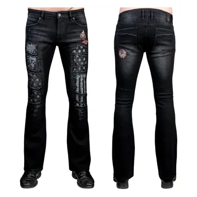 kalhoty pánské (jeans) WORNSTAR - Riven - Black