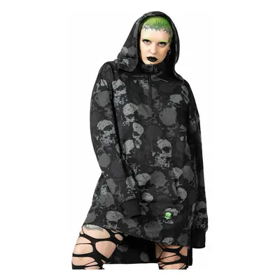 mikina kapucí unisex - Tzompantli Oversized - KILLSTAR - KSRA007519