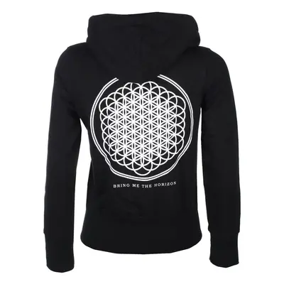 mikina kapucí dámské Bring Me The Horizon - Flower Of Life Lady - ROCK OFF - BMTHHD01LB