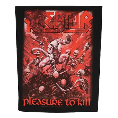 nášivka velká Kreator - Pleasure To Kill - RAZAMATAZ