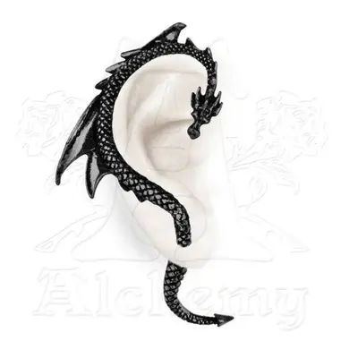 náušnice The Dragon´s Lure - Black - ALCHEMY GOTHIC - E274B