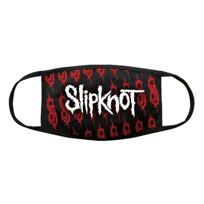 rouška Slipknot - White Logo & Sigils - BL - ROCK OFF